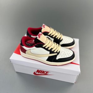 Air Jordan 1 Low Rojo/Negro